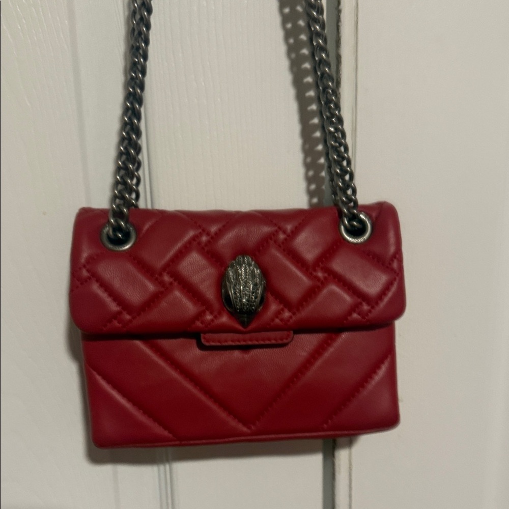 Kurt Geiger Red Quilted Mini Bag